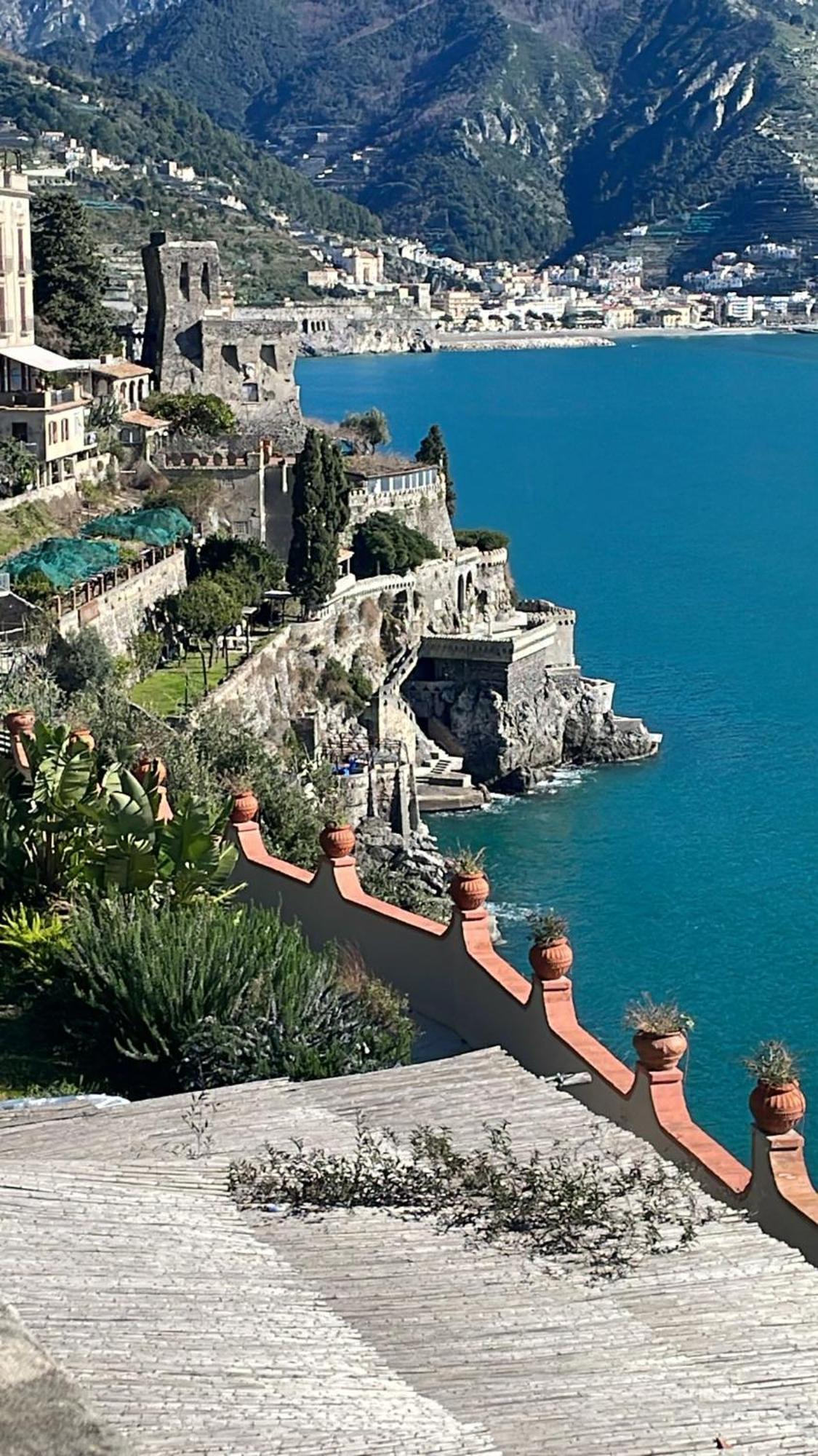 Villa Girasole Luxury Amalfi Coast Minori Esterno foto